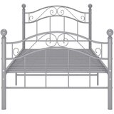  Posteljni okvir siv kovinski 90x200 cm, (20606045) | Shoptok.si