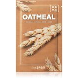 The Saem Natural Mask Sheet Oatmeal maska iz platna z vlažilnim in revitalizacijskim učinkom 21 ml Cene