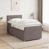  Boxspring krevet s madracem Sivosmeđa 80 x 200 cm Tkanina | shoptok.hr