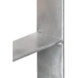  Sidra za ogradu 6 kom srebrna 14 x 6 x 60 cm pocinčani čelik | shoptok.hr