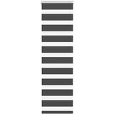 vidaXL Zavjesa zebra crna 55x100 cm širina tkanine 50,9 cm poliester Cijene