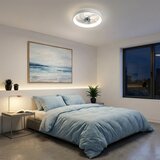 Brilagi LED prigušiva stropni ventilator LED/34W/230V prečnik 50 cm bela + daljinski upravljač | Eponuda.com
