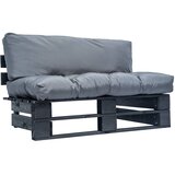  Vrtna sofa od paleta od borovine s crvenim jastucima | shoptok.hr