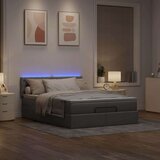 vidaXL Otomanska postelja z vzmetnico taupe 140x200 cm blago | Shoptok.si