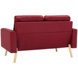  2-dijelni set sofa od tkanine crvena boja vina | shoptok.hr
