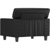  Fotelja crna 60 cm od umjetne kože | shoptok.hr