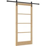  Klizna vrata ORKDAL Prirodna i crna 93 x 202 cm | shoptok.hr