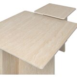 Bessagi Home Klubska Miza Lucca, Krem Barve, 2-Delni Set | Shoptok.si
