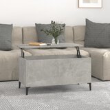 vidaXL Klubska mizica betonsko siva 90x44,5x45 cm inženirski les Cene