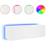  Zidni TV ormarić s LED svjetlima bijeli 100 x 35 x 31 cm | Eponuda.ba