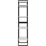vidaXL ormarić za knjige s 4 razine bijeli 60x30x140 cm od borovine | shoptok.hr