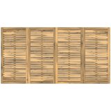  Stol za večeru u vrtu Bijela 196 x 100,5 x 75 cm | shoptok.hr