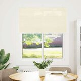 vidaXL Plisirana roleta krem 110x100 cm širina tkanine 109,4 cm | shoptok.hr