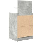vidaXL Nočna omarica z 2 predaloma betonsko siv 38x34x80 cm | Shoptok.si