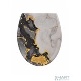 Smart Ceramic Wc daska duroplast softclose Colorit Sivo/Zlatna | Eponuda.com