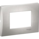 Schneider Electric dekorativni ram 3 modula easy styl srebrni Cene