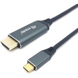 Equip Opremite kabel Usb-C za Hdmi M/M 3M 4K/60Hz aluminijasto ohišje, (21407343) | Shoptok.si