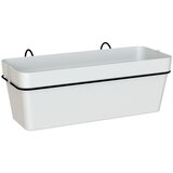  PE KORITO Z VODNO REZERVO CAPRI BALKONSKI SET BEL 50X28.5 CM Cene