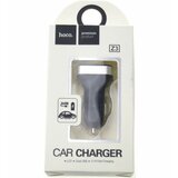 Hoco avtopolnilec Z3 adapter 2xUSB 3,1 qc z ekranom - črn | Shoptok.si