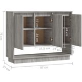 vidaXL Komoda boja sivog hrasta sonome 97 x 31 x 75 cm od iverice | shoptok.hr