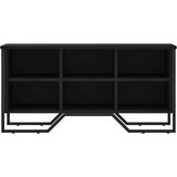 Ormarić za cipele crni 90 x 38 x 45,5 cm od konstruiranog drva | Eponuda.ba
