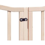  Vrata za pse s vratašcima 9 panela sklopiva 450 cm drvo topole | shoptok.hr