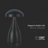  LED prigušiva punjiva stona lampa LED/1W/5V 3000-6000K 1800 mAh crna | Eponuda.com