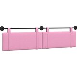  Držeće uzglavlje Zidne Ružičasta 210 x 55 x 5 cm tkanina - Ružičasta 200 cm bez LED svjetla | shoptok.hr