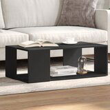 The Living Store Klubska mizica črna 89,5x48x30 cm inženirski les - Klubska Mizica, (21574738) | Shoptok.si