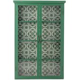 Bloomingville Zelena viseća vitrina od masivne jele 81x122x22 cm Hazem – Cijene