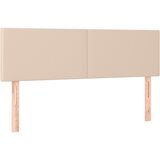  box spring madrac LED cappuccino 140x190cm umjetna koža | shoptok.hr