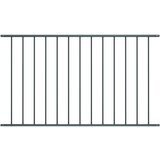 vidaXL Ograjni panel prašno premazano jeklo 1,7x1,25 m antraciten Cene