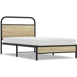 Maison Chic Posteljni okvir - Enojna postelja - Postelja za odrasle brez vzmetnice 90x200 cm sonoma hrast inž. les-J6717, (21761238) Cene