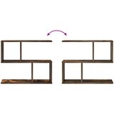  Polica na zidu Dimljeni hrast 60 x 12 x 50,5 cm | shoptok.hr