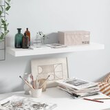 vidaXL plutajuća zidna polica visoki sjaj bijela 80x23,5x3,8 cm MDF Cijene