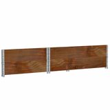  Vrtni sadilica smeđa 120 x 80 cm od masivne borovine | Eponuda.com
