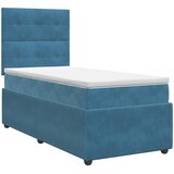  Boxspring krevet s madracem Plava 80 x 200 cm Baršun | shoptok.hr
