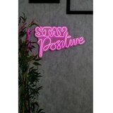 WALLXPERT dekorativna plastična led rasveta stay positive pink | ePonuda.com