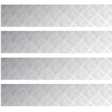  Stepenica Pravokutni 4 pcs Srebrno 100 x 20 cm Aluminij | shoptok.hr