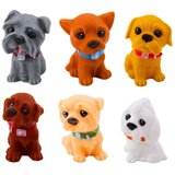  Set figurica slatkih pasa i štenaca od gume 8 cm, 6 komada Cijene
