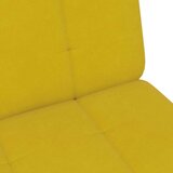 vidaXL Kavč dvosed s stolčkom za noge rumen žamet, (21228556) | Shoptok.si