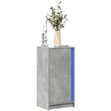 vidaXL Komoda s LED siva boja betona 42,5x34x85 cm konstruirano drvo Cijene