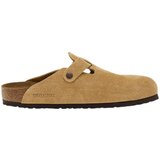 Birkenstock Cokli Sandales Boston daim Bež Cene