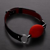 Triune Oval Silicone Ball Gag Red Cene
