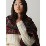 Reserved karirast šal - burgundy | Shoptok.si
