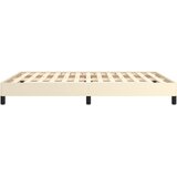  Okvir za krevet krem 140x190 cm od umjetne kože | shoptok.hr