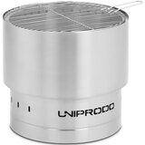 UNIPRODO vrtni kamin z jekleno rešetko za žar 50 x 50 x 45 cm, (21618329) | Shoptok.si