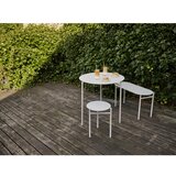 Zone Denmark Svijetlo siva metalna vrtna klupa Disc – | shoptok.hr