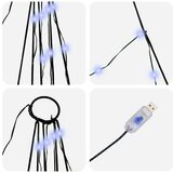 vidaXL LED božićno drvce s 112 LED svjetlima Plava 511 cm Metal | shoptok.hr