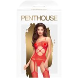 Penthouse Lingerie Bodystocking Penthouse Nightfall, rdeč | Shoptok.si